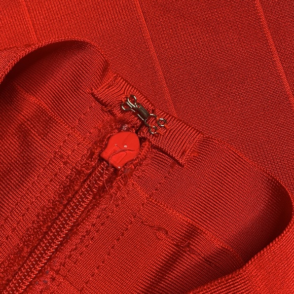 NWOT MyBandageDress Red Bandage Pencil Skirt | Sz M - Picture 4 of 4